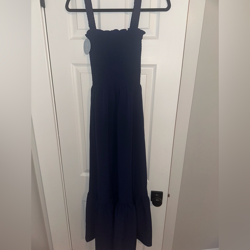 Hill House Navy Anjuli Maxi Dress - Picture 5 of 5